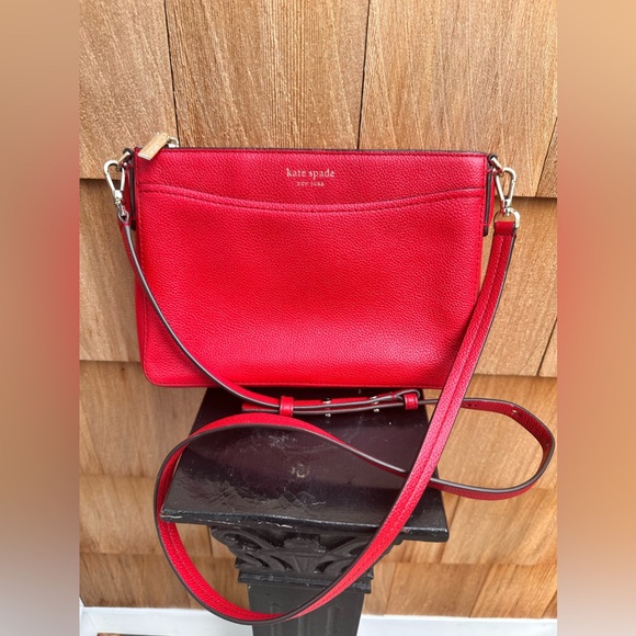 EUC!! Cherry Red Kate Spade Cross Body Bag! - Picture 1 of 13